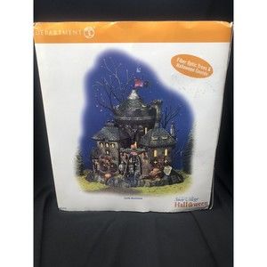 Dept 56 Castle Blackstone Halloween Snow Village Light Up & Sound  #55346